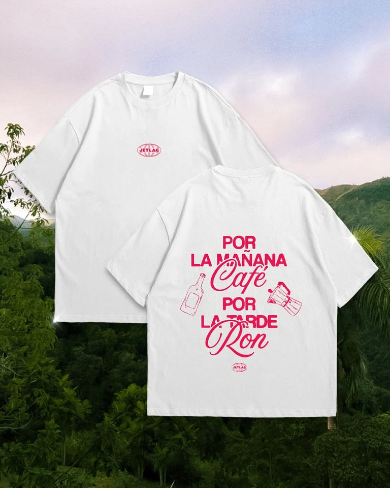 T-shirt "CAFé CON RON"