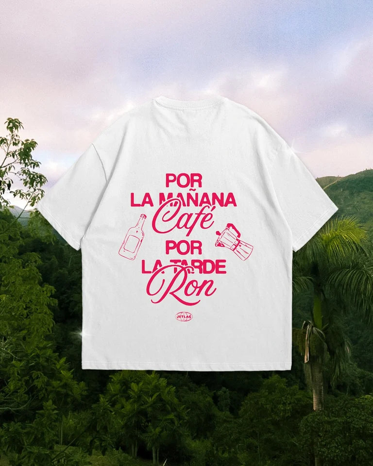 T-shirt "CAFé CON RON"