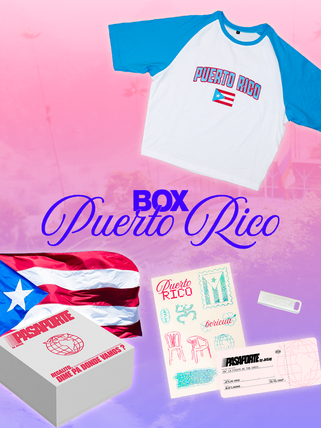 Box Puerto Rico Crop Top