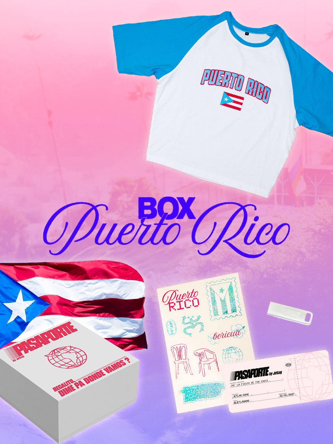 Box Puerto Rico Crop Top