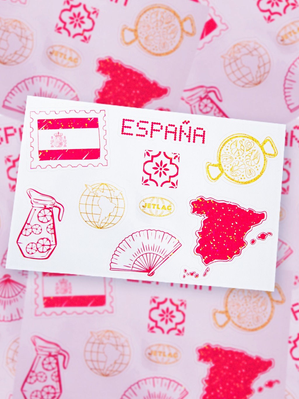 Planche stickers España