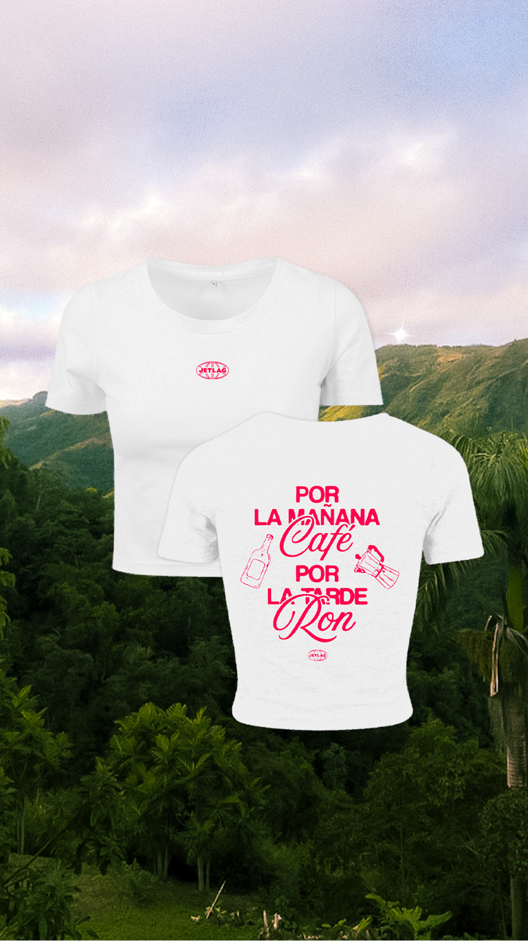 Crop Top "Café con Ron"