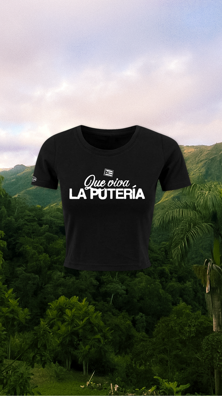 Crop Top "Que Viva la Putería"