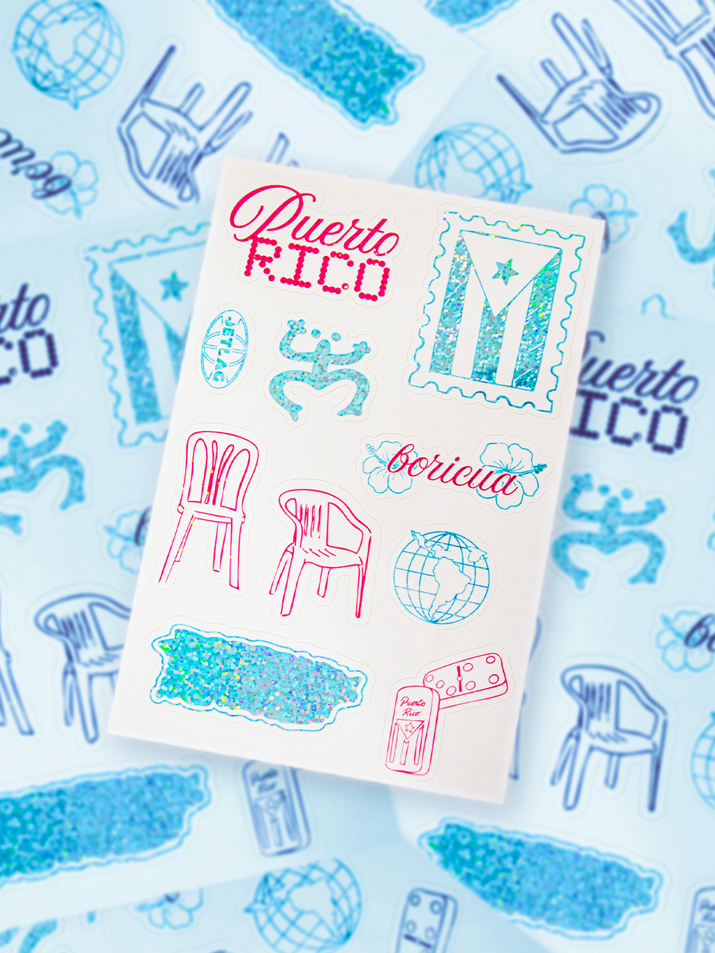 Planche stickers Puerto Rico