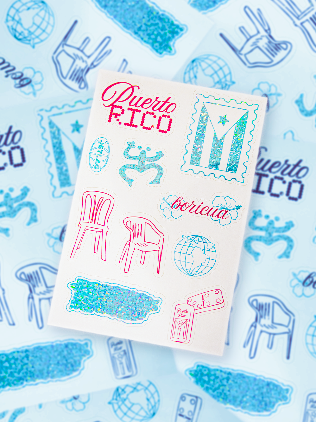 Planche stickers Puerto Rico