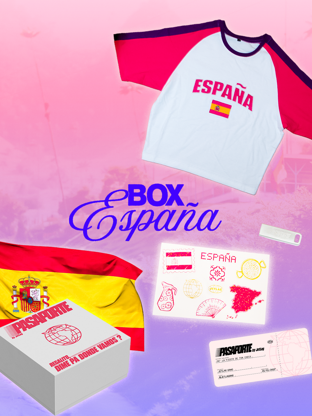 Box España Crop Top