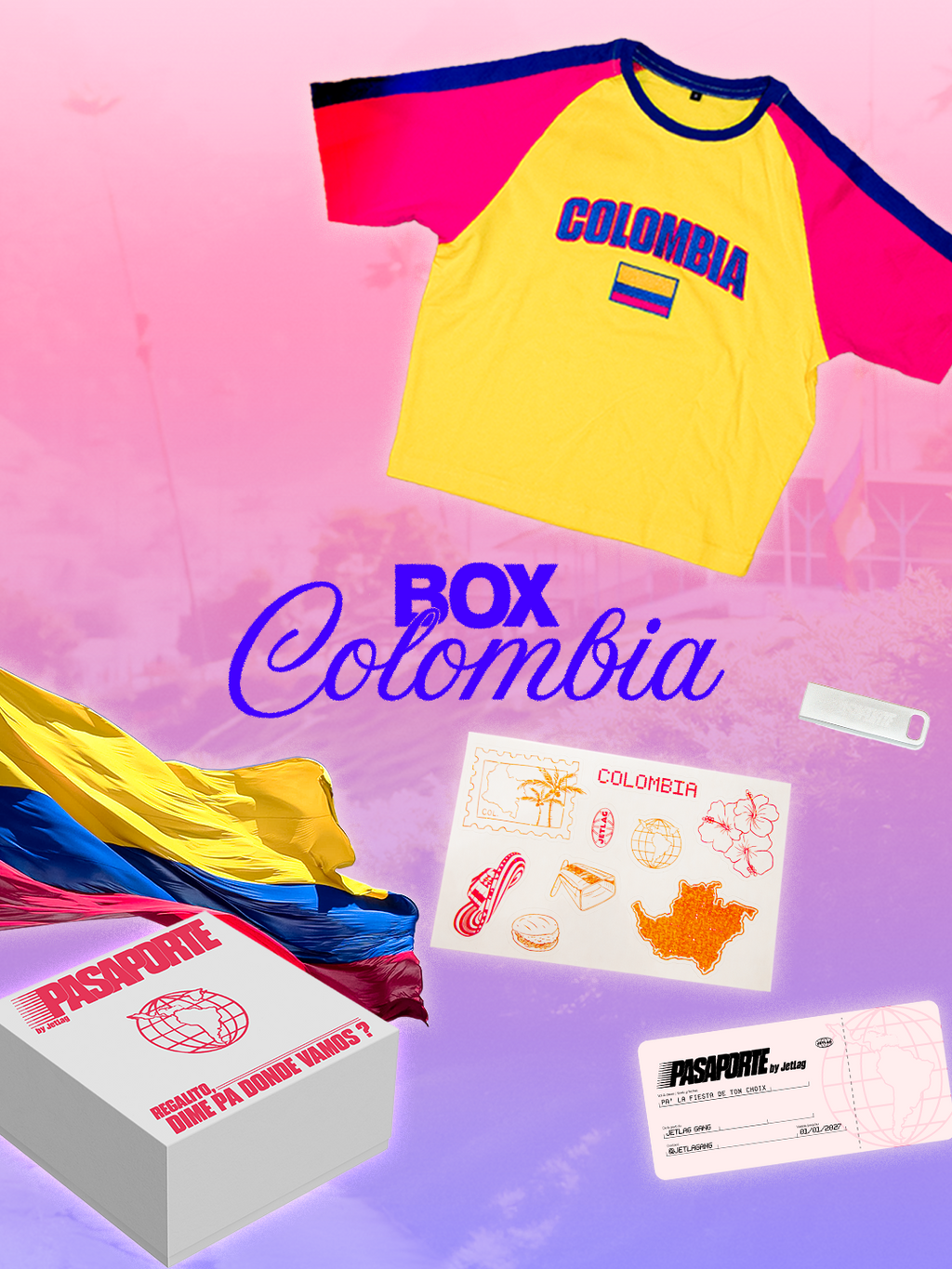 Box Colombia Crop Top