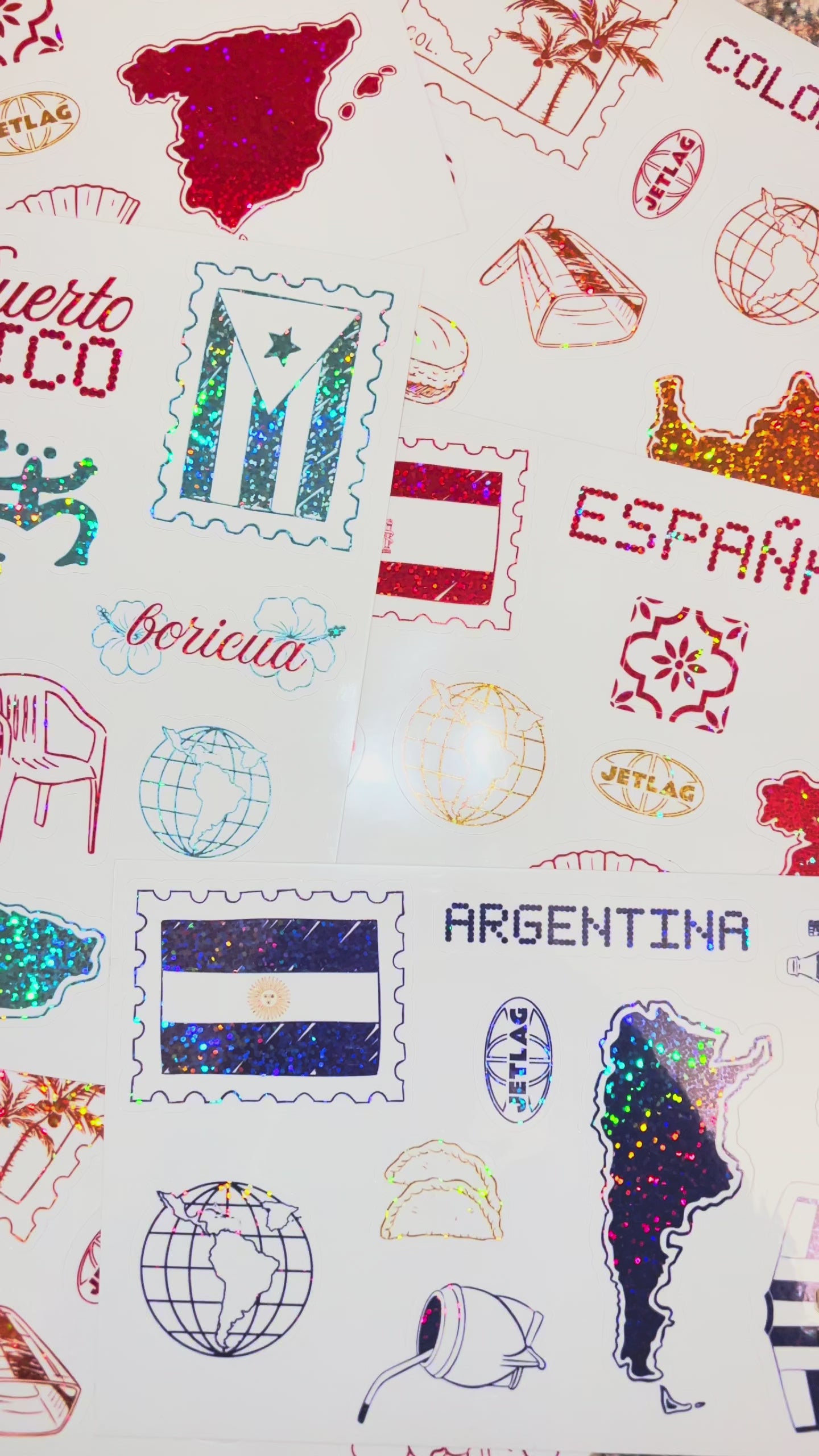 Planche stickers España